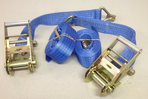 Ratchet tie down straps - 2x,