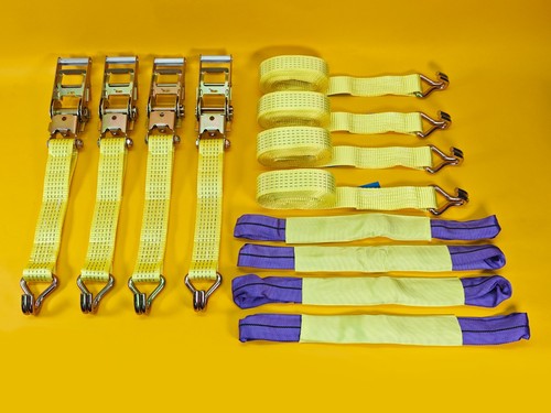 Recovery ratchet strap set - strap,