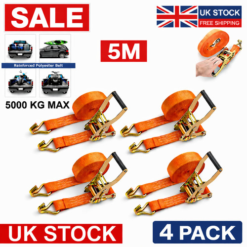 Heavy duty ratchet straps - 4x,